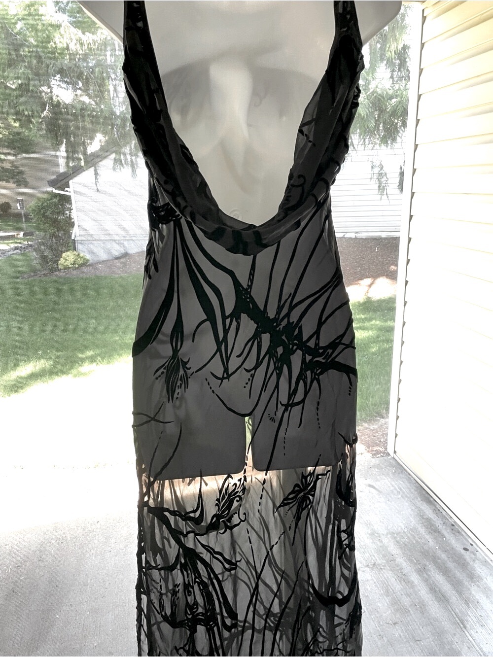 Women’s 1990’s VICTORIA’S SECRET Sz M Long Black maxi slip dress Sz S - Picture 5 of 12